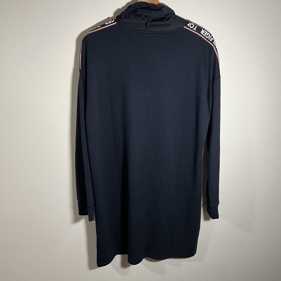Tommy Hilfiger Navy Logo Hoodie Dress - Picture 6 of 8